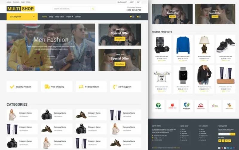 MultiShop – Online Shop Website Template