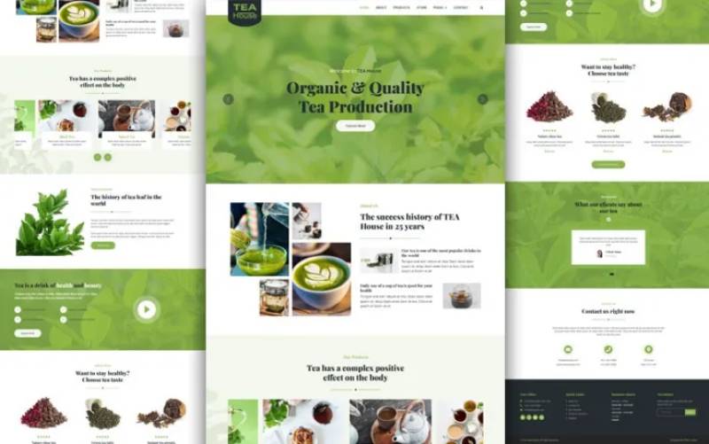 Tea House – Tea Shop Website Template